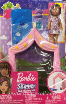 Mattel - Barbie - Skipper Babysitters Inc. - Toddler Girl & Tent - кукла